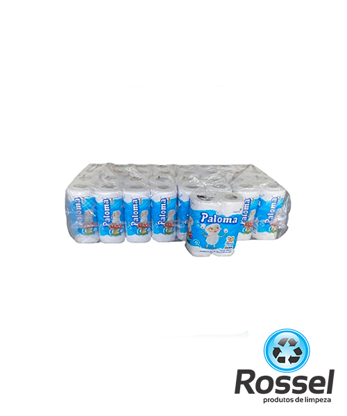 PAPEL HIGIENICO PALOMA FOLHA SIMPLES C/64 ROLOS